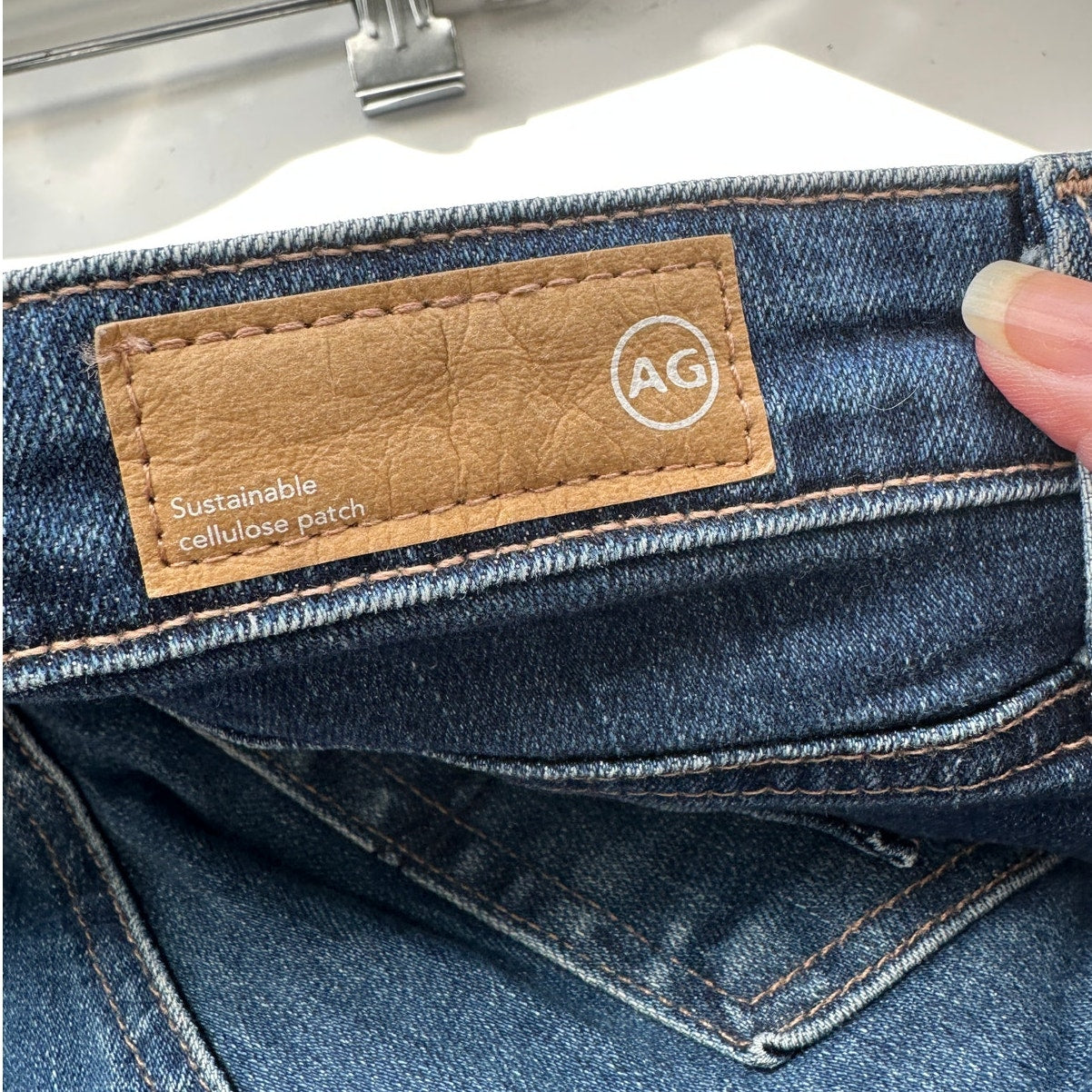 AG Prima Cigarette Jeans Blue Women’s US 28 Fabric Made in Japan