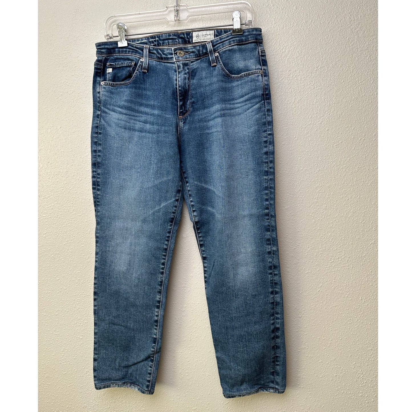 AG women’s Prima ankle cigarette jeans medium wash US 31 Japanese denim