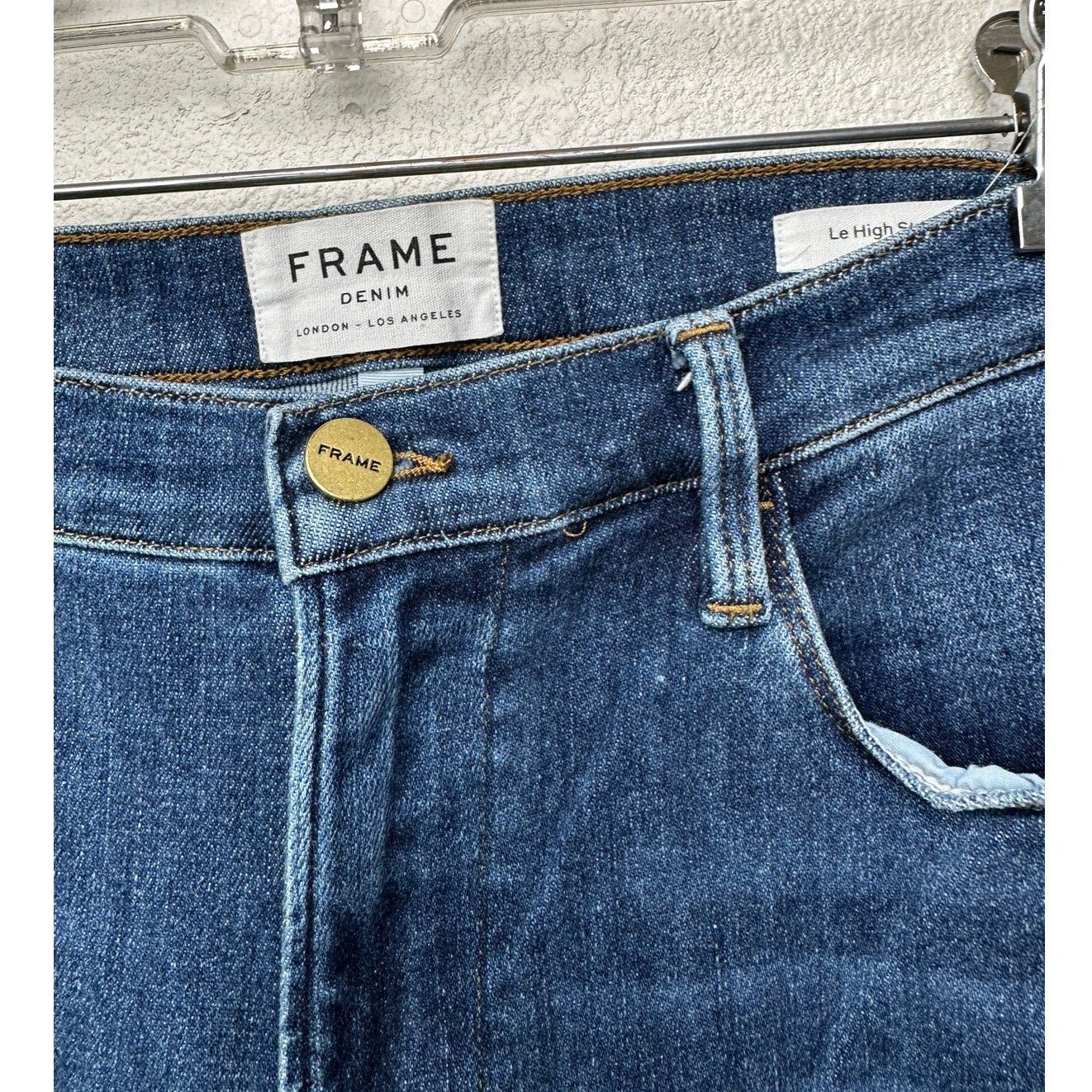 Frame Le High Straight Bestia Medium Dark Wash Women’s US 31 Jeans