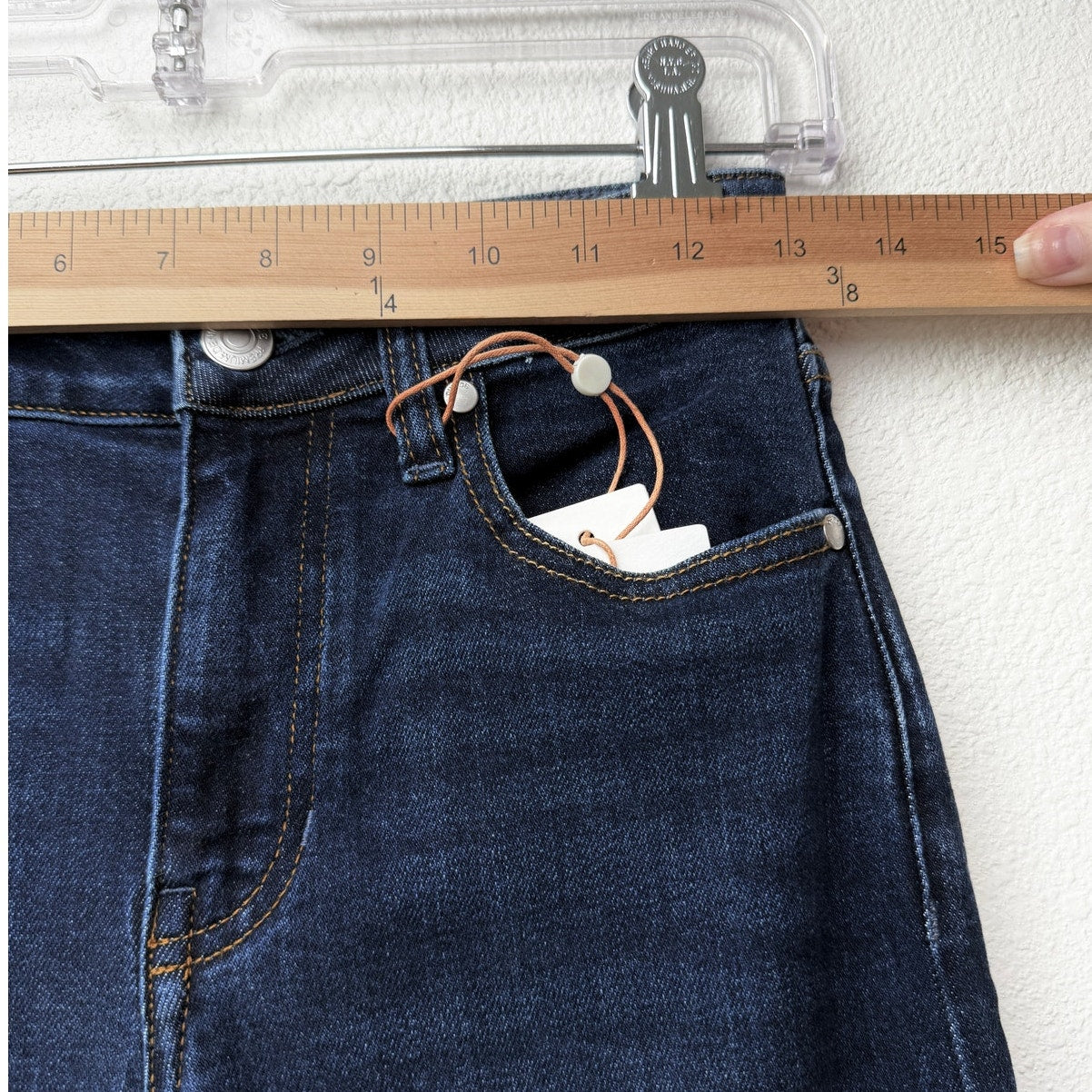 NWT Quince Bella Midnight Blue Wide Leg Jeans 25