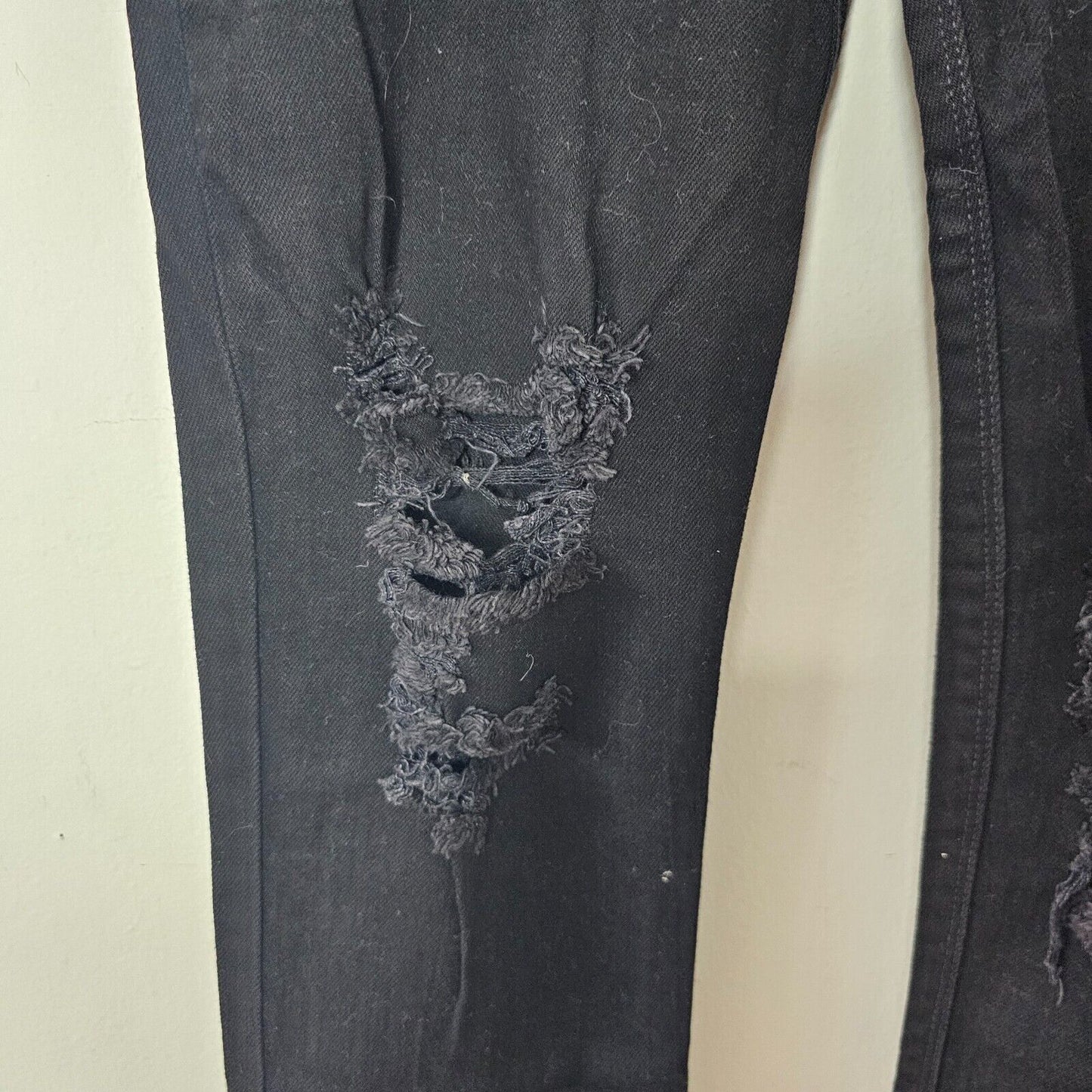Ksubi Black Chitch Boneyard denim jean Distressed Slim Fit Stitch Design 29