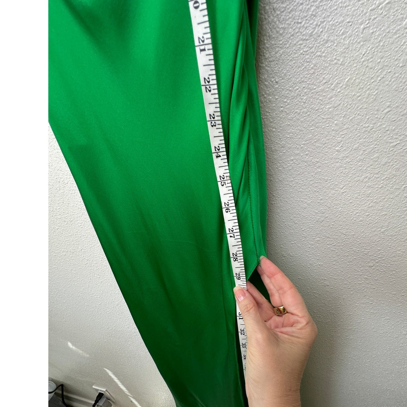 NWT Nicholas Lucinda Green Silk Halter Slip Maxi Dress Women’s US 6