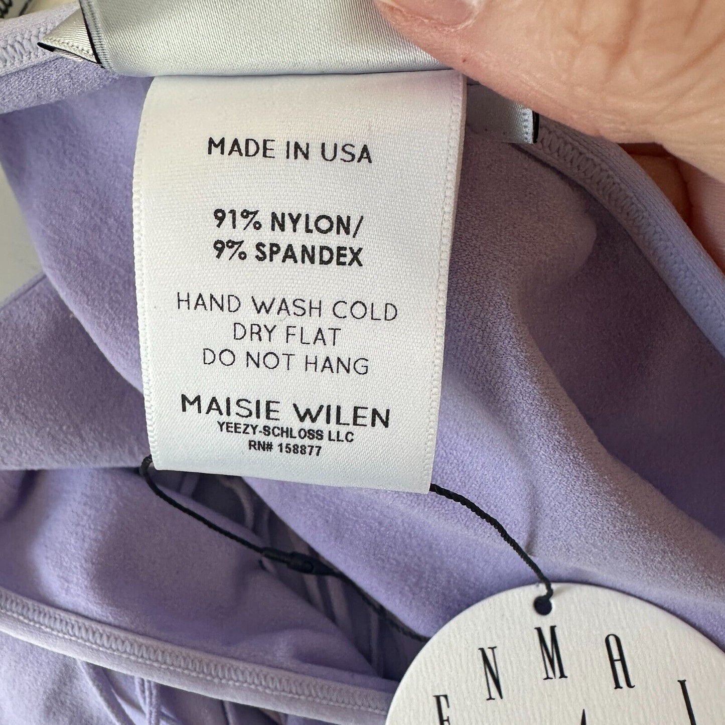 NWT cute Maisie Wilen The Webster Faved Lilac Heart Shape Cutout Boat Neck Top 2