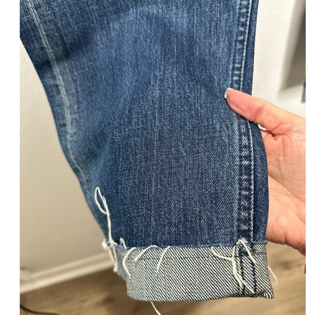 NWOT Christian Dior 01 Medium Wash Button Front Boyfriend Jeans 10