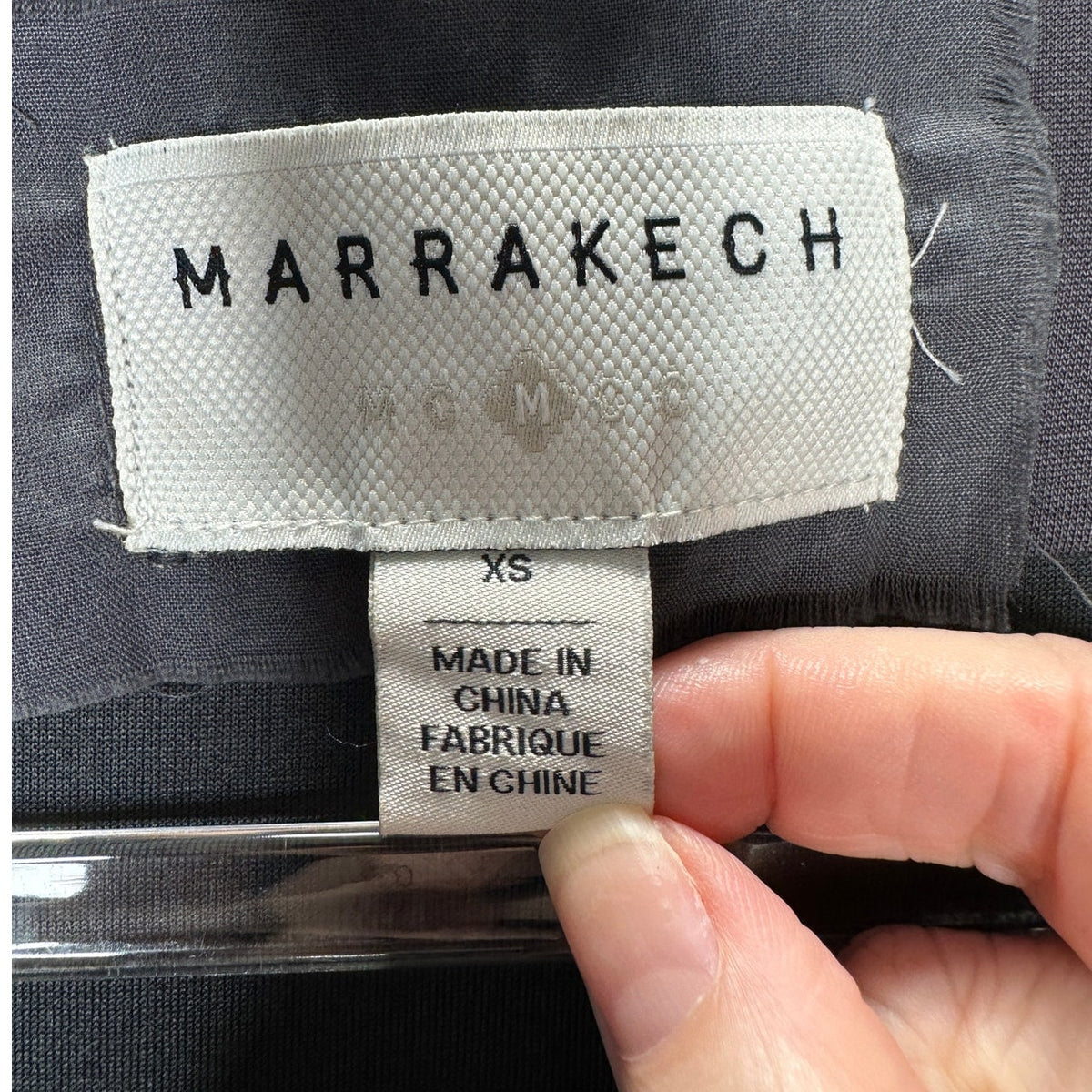 Marrakech Utility Moto Jacket Gunmetal Gray Ultra Soft Stretch Zip XS