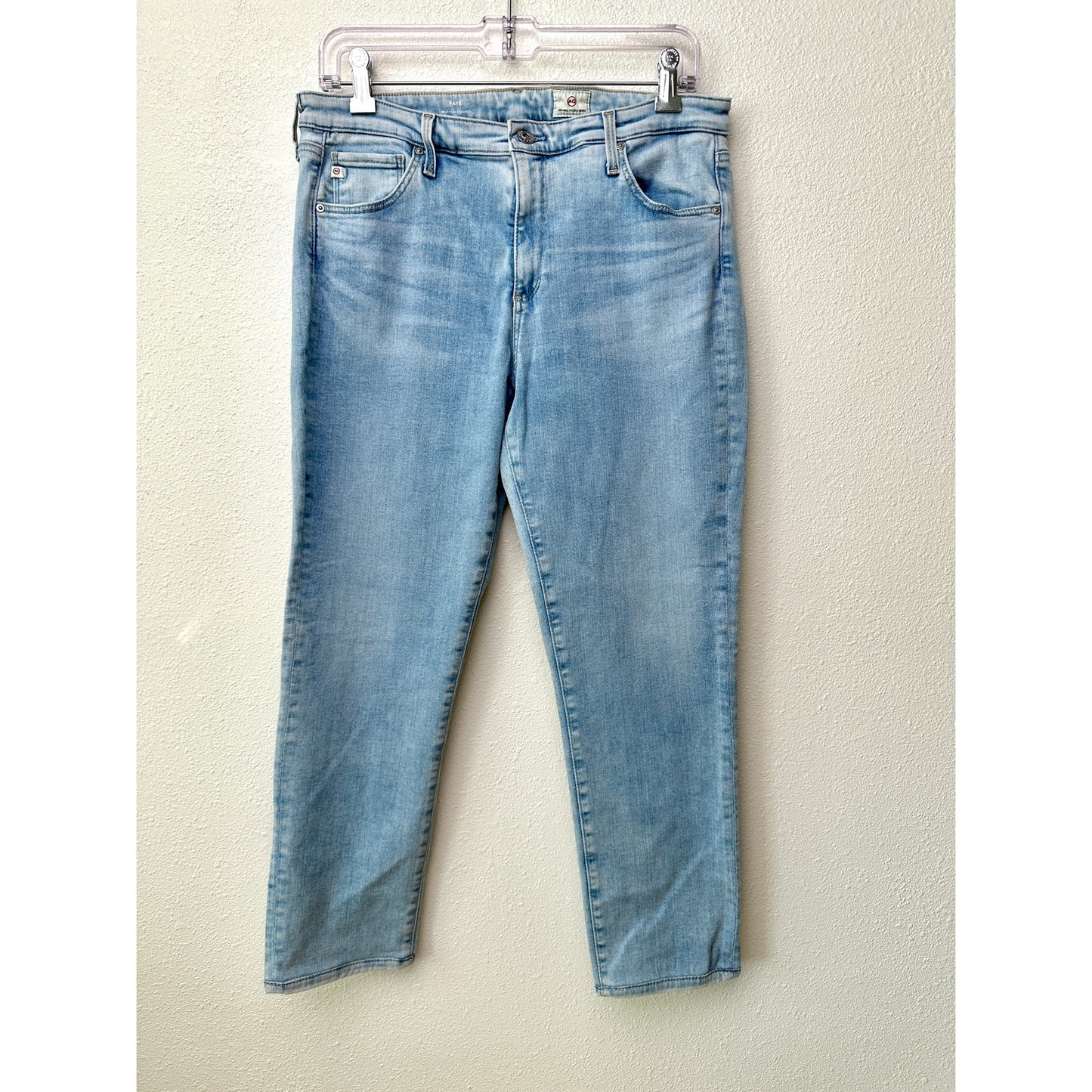 AG Faye Jeans Light Wash Women US 32 Cigarette