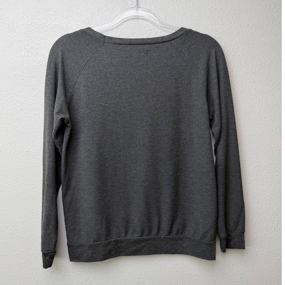 Anine Bing sweater gray graphic logo women US S crewneck