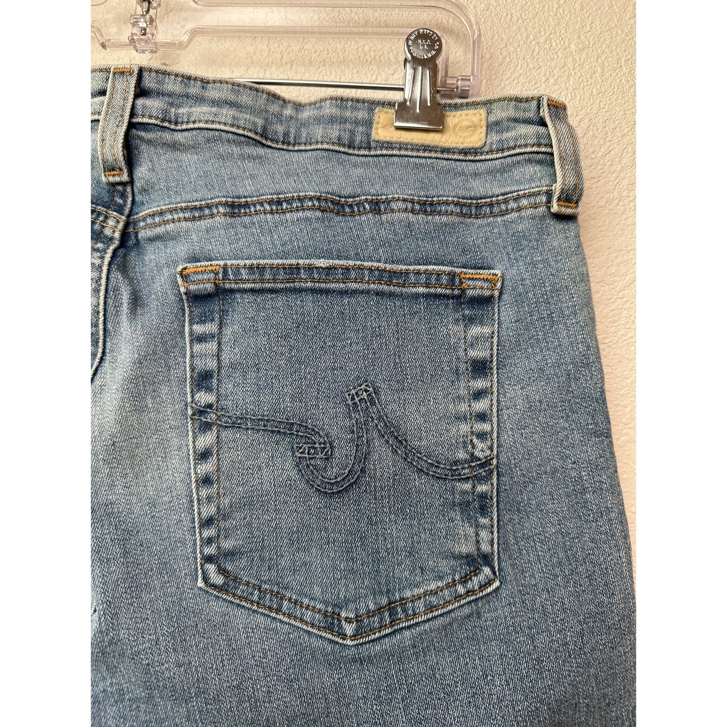 Adriano Goldschmied The Prima Crop Jeans Light Blue Women’s 31 Distressed